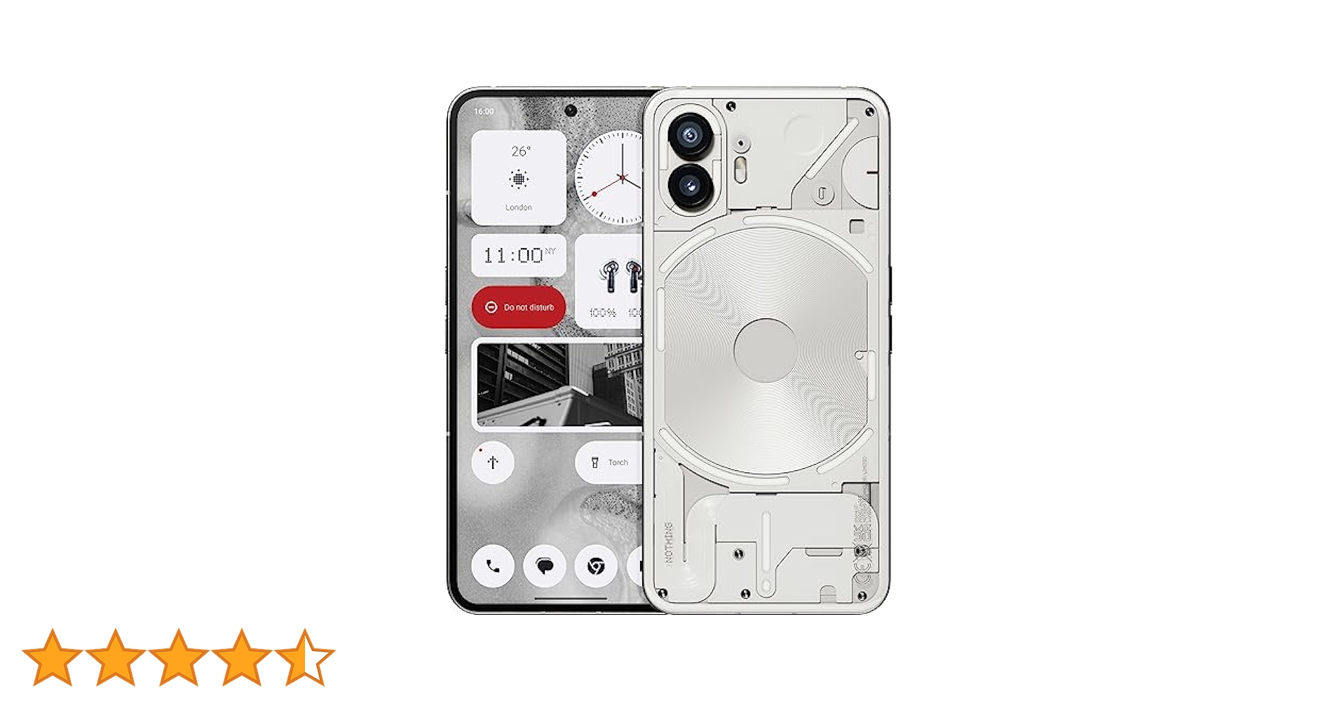 スマートフォン本体 Nothing Phone(2) White 12GB/256GB Amazon.com: Nothing Phone (2) 5G - 6.7” LTPO AMOLED Display